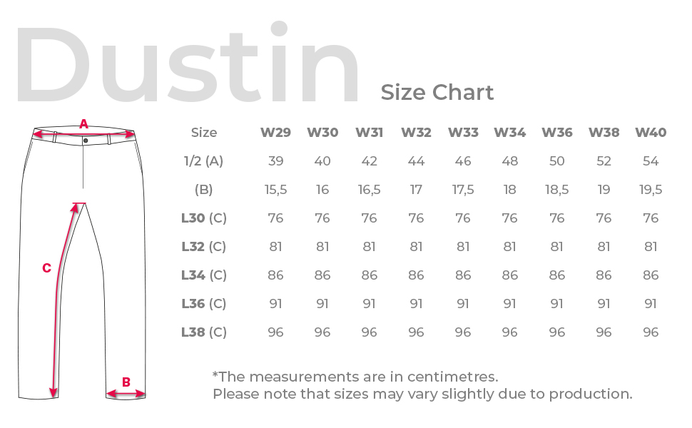 Dustin-Sizes