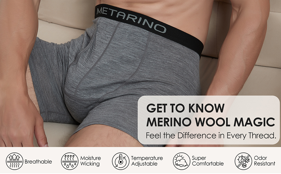 merino wool mens boxer brief