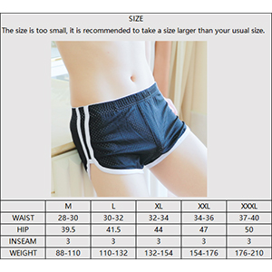 Mesh Booty Short Lounge Running Shorts with Split Sides Men Shorts Sexy 3 Inch