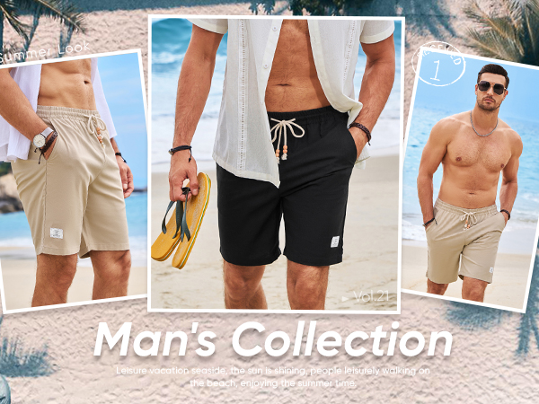 drawstring shorts men