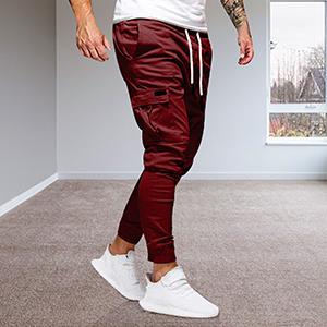 cargo joggers men joggers cargo pants mens joggers khaki pants fashion 