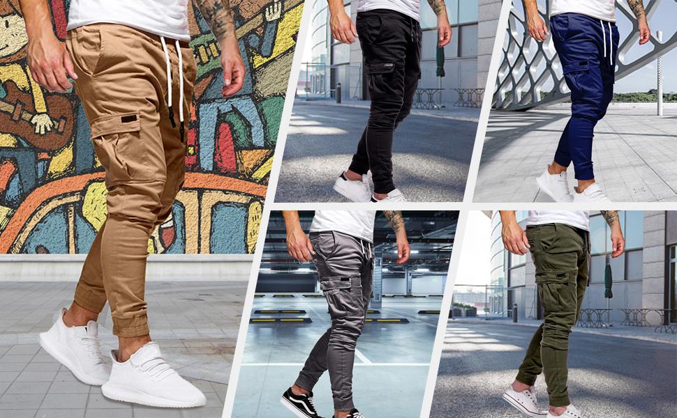 joggers for men mens joggers cargo pants  men''s chino jogger pants    men''s khaki jogger  