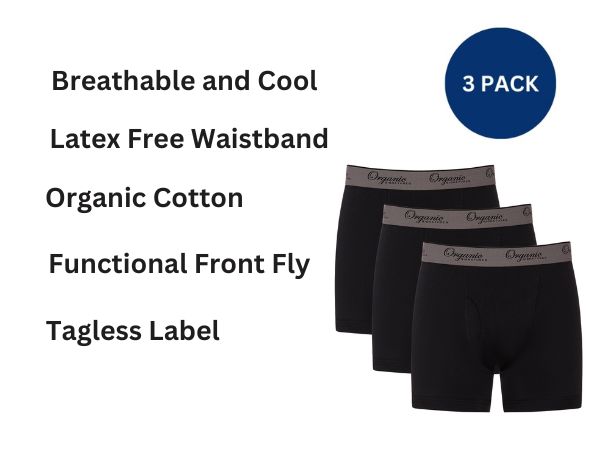 organic cotton boxer briefs for men