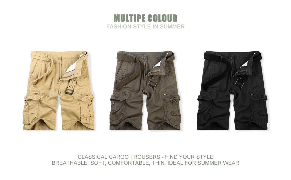  cargo shorts for men, men''s cargo shorts