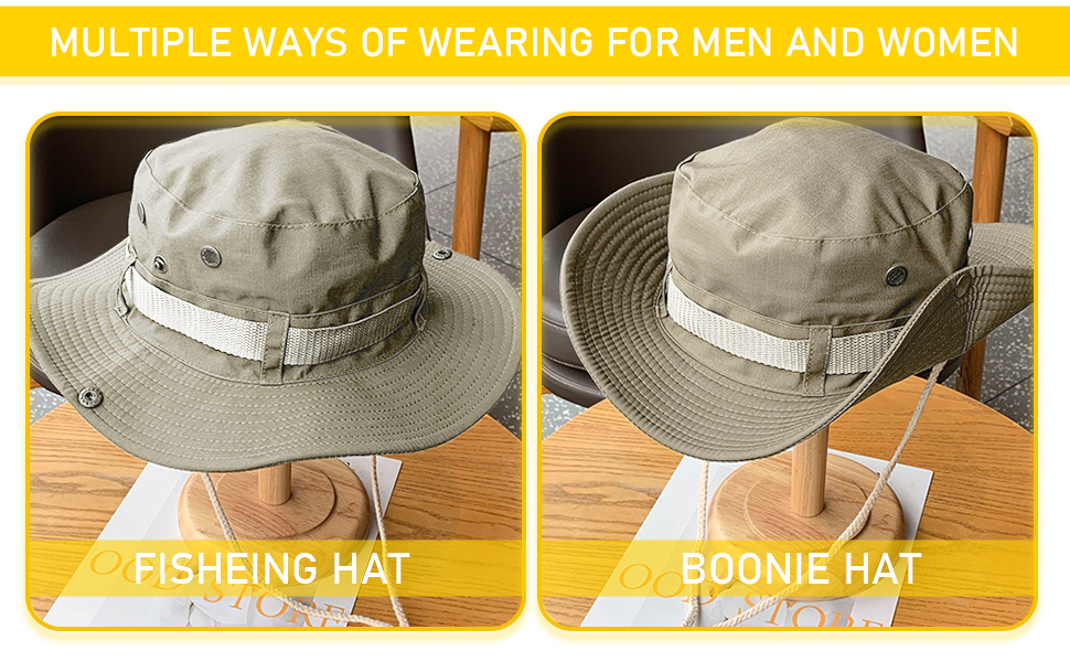 Boonie Hat Wearing Style