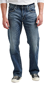 Silver Jeans Co. Men''s Gordie Relaxed Fit Straight Leg Jeans