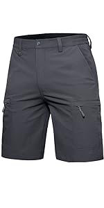 TACVASEN Men''s Hiking Shorts Quick Dry Casual Cargo Shorts with 5 Pockets