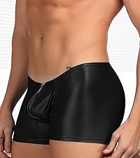 LEATHER MENS UNDERWEAR BOXER SHORTS