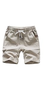 linen shorts