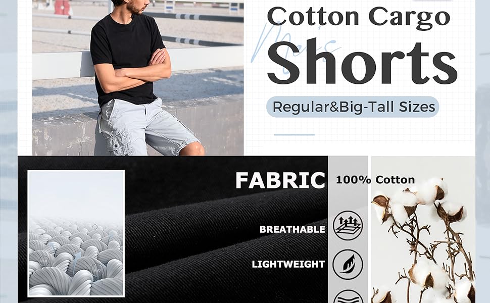 mens cargo shorts relaxed fit