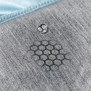 Honeycomb Graphene system absorbs moisture when exposed to water Inner Crotch boxer de hombre