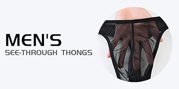 mens see-through thongs