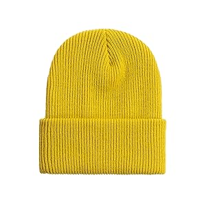 Knit Cuff Beanie Solid Hats