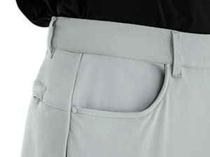 Men''s tapered golf pants business casual pant six pockets flat front