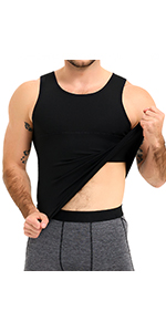 men shapewear shirt