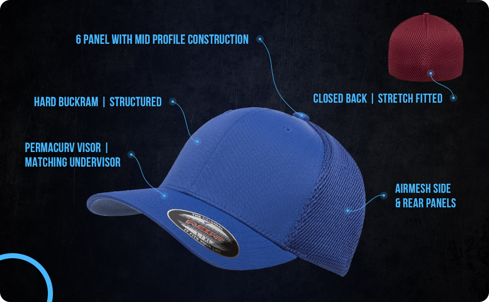 Flexfit Ultrafibre Airmesh Fitted Cap