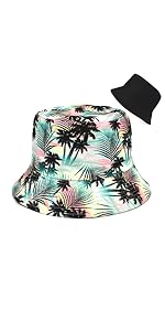 palm tree bucket hat