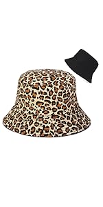 leopard bucket hat