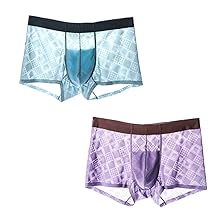 hollow men ice silk underwear Men''s Boxer Briefs