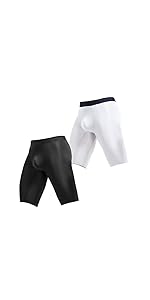 Ice Silk Men''s Boxer Brief Seamless Cycling Sweat absorbing Underlay Sports Underwear