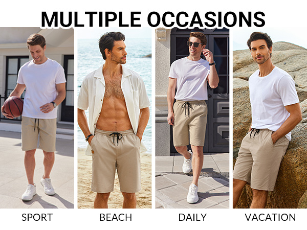 mens khaki shorts