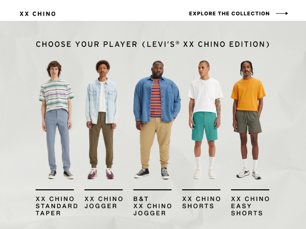 Choose your Levi''s Player XX Chino Edition