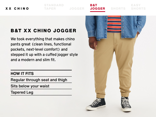 Levi''s Big & Tall XX Chino Jogger 