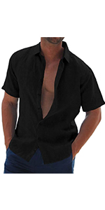 Mens Cotton Linen Shirts