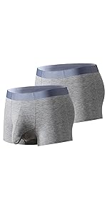 Mens Underwear Modal Trunks Silky Smooth Short Leg Boxer Breifs