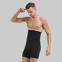 Men''s Tummy Control Shapewear High Waist Body Shaper Slimming Underwear Shorts Belly Girdle Fly