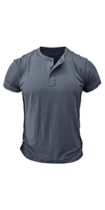 Mens Short Sleeve Henley Shirts