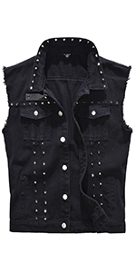 Mens Denim Vest