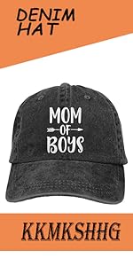 Mom of Boys Baseball Cap