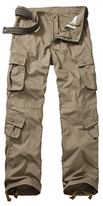 Mens Outdoor Hiking Pants, Tactical Pants Lightweight Casual Work Ripstop Cargo Pants for Men