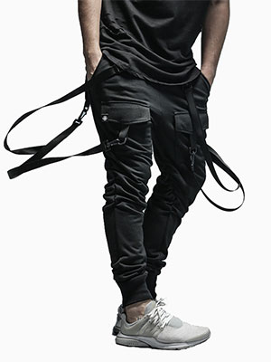 Cargo Hip Hop Pants Streetwear 2020 Black Joggers for Men Tactical Gothic Japanese Street Pants