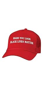 Function Red Black Lives Matter Trucker Mesh Hat