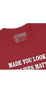 Function Adult Red Black Lives Matter T-Shirt