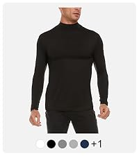 mock neck thermal shirt