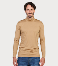 M102 mock neck thermal top shirt undershirt winter warm cold weather camiseta termica cuello alto pj