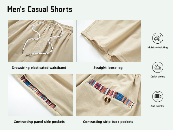 mens shorts casual