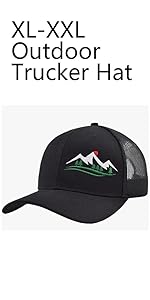 XXL XL outdoor trucker hat