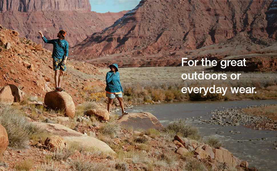 For the great outdoors or everyday wear. With FlashDry technology that keeps you cool and dry.