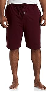 DXL Big and Tall Essentials Knit PJ Shorts