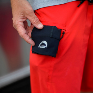 Chrome Dome Cap neatly folded to fit in a gym shorts pocket.