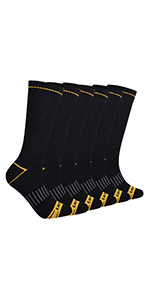 Caterpillar Men''s Half Cushioned Crew Socks