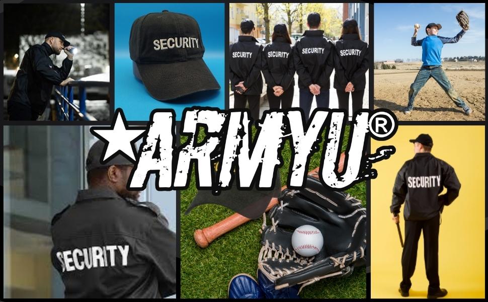 Security Fitted Baseball Hat