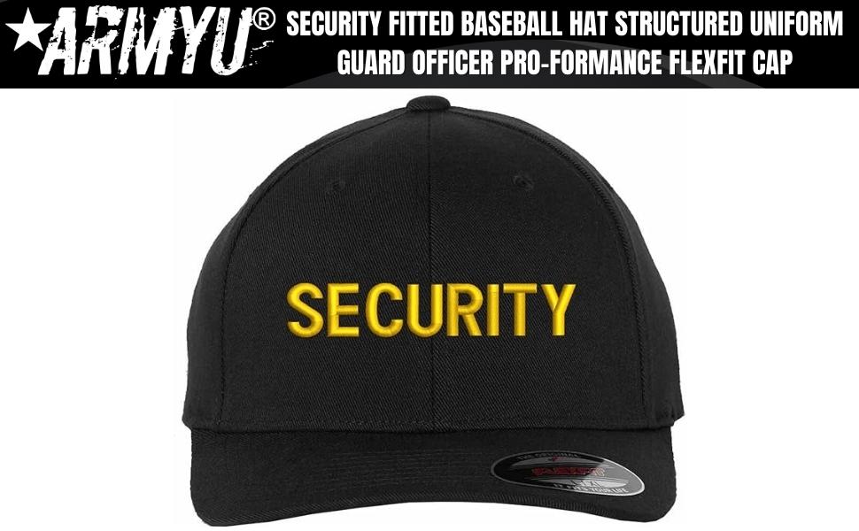 Security Fitted Baseball Hat