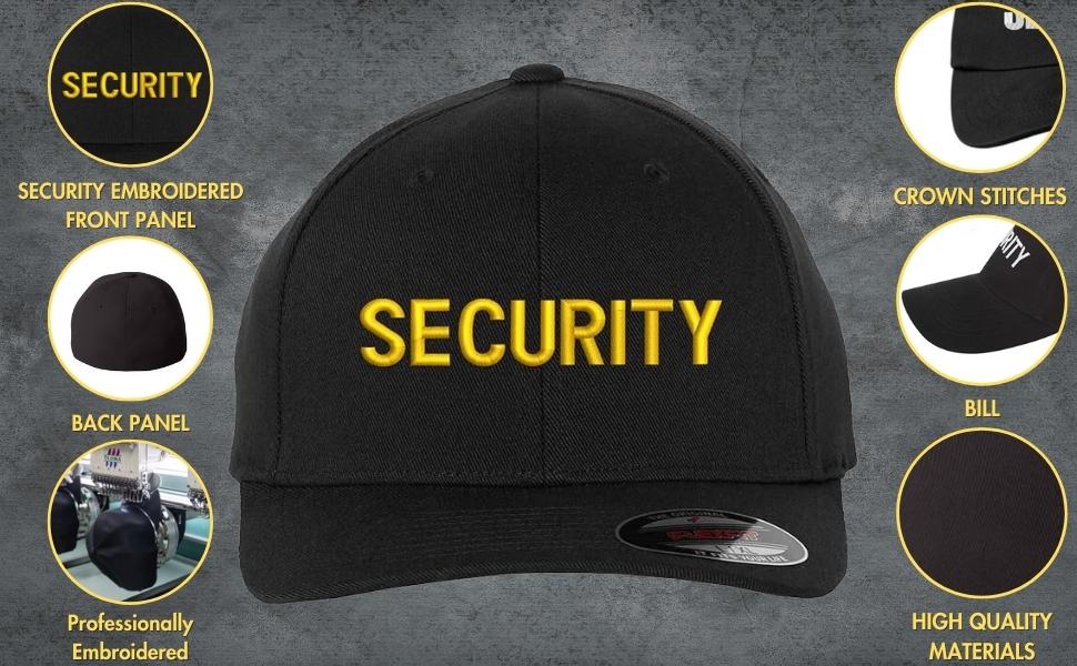 Security Fitted Baseball Hat