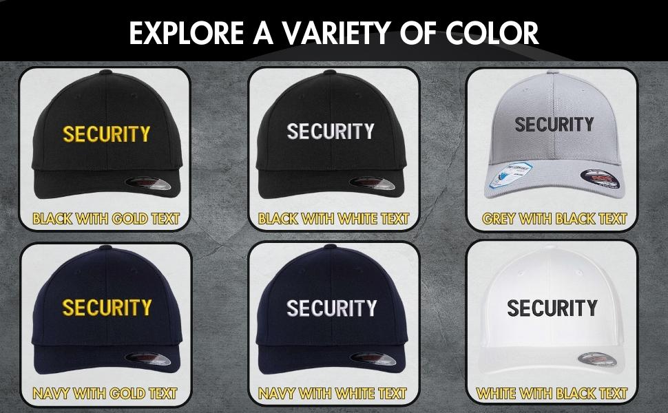 Security Fitted Baseball Hat