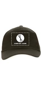 Chef Works Custom Embroidered Black Cool Vent Baseball Cap